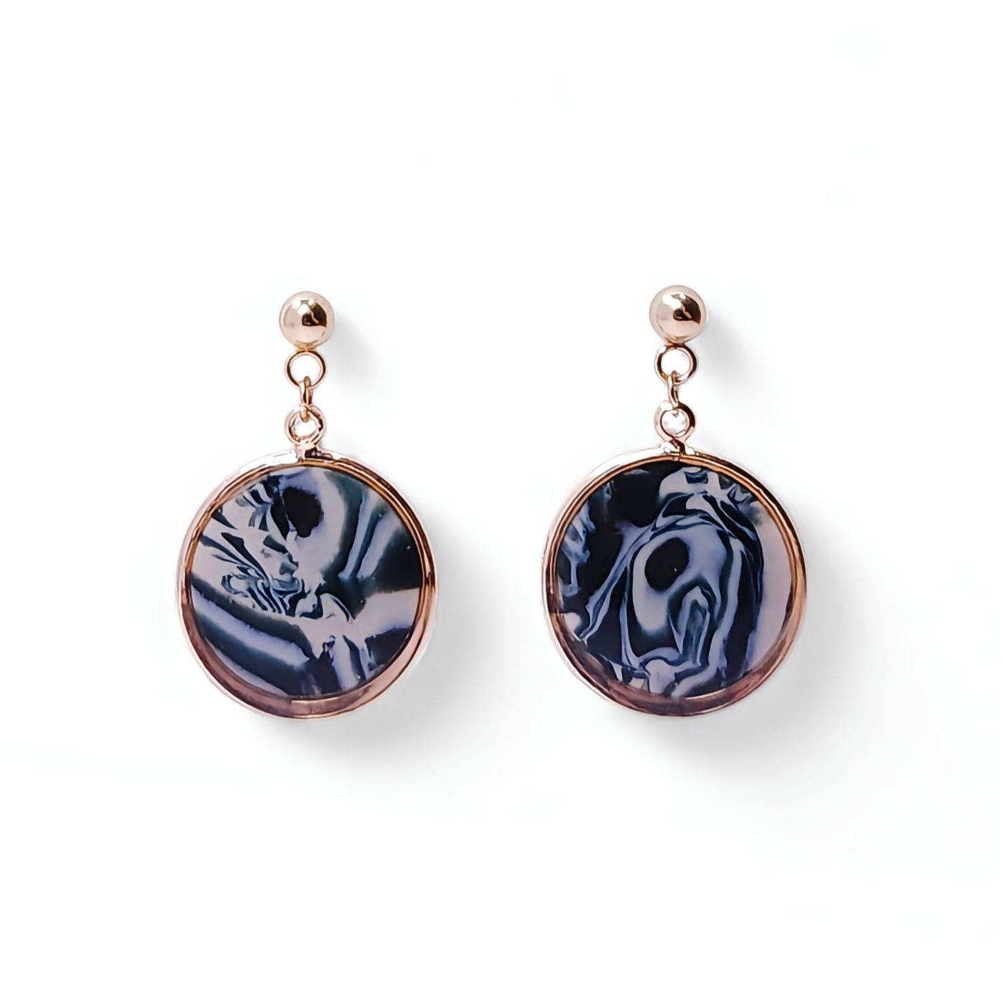 Cercle Marbre Léopard Noir & Blanc