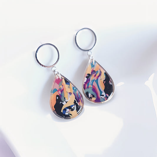 Gouttes  Multicolore