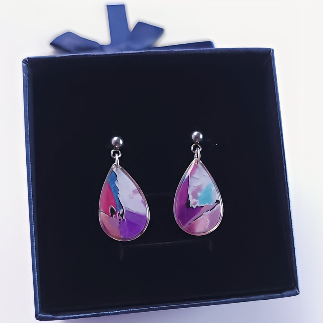 Goutte Éclats Fuchsia & Turquoise