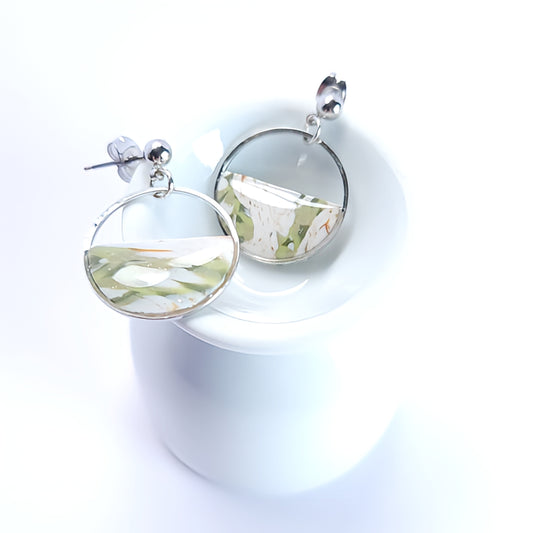 Créole Marbré Vert & Blanc