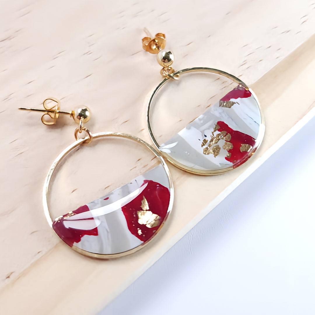 Créole Marbré Rouge & Blanc