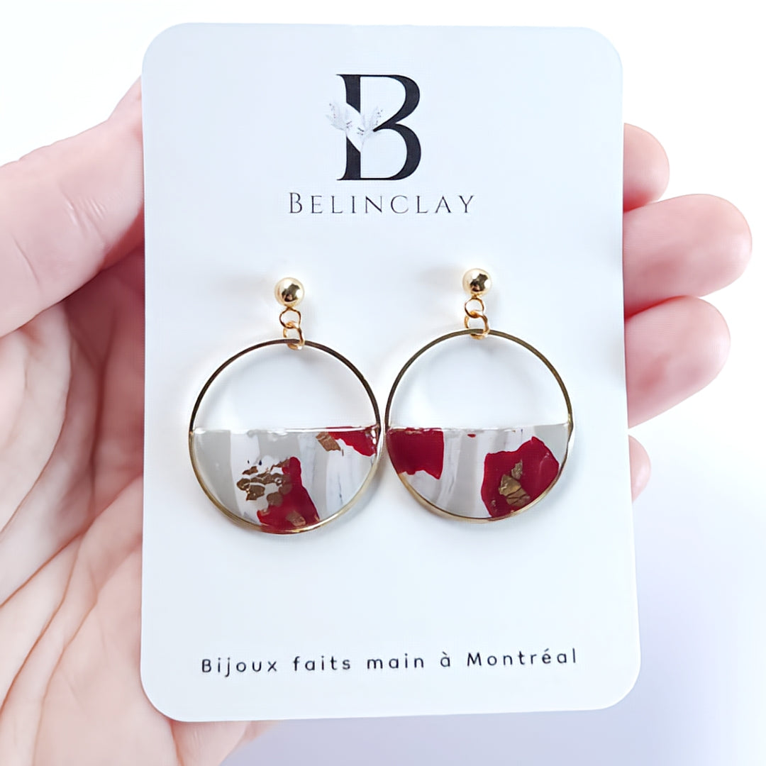 Créole Marbré Rouge & Blanc
