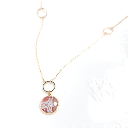 Collier Marbre Rosé