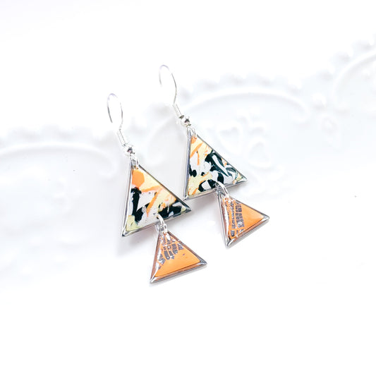 Boucles TESSELIS - Éclat mandarine