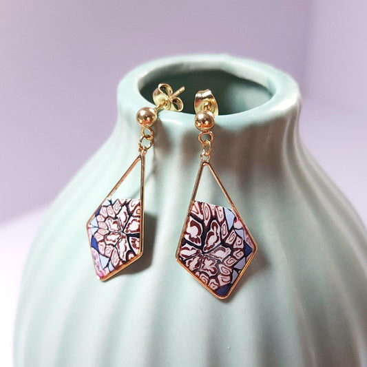 Boucles KAMPSOS - Mosaïka blue
