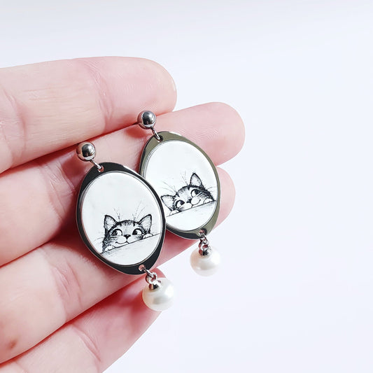 Boucles PERLE_Chat Curieux