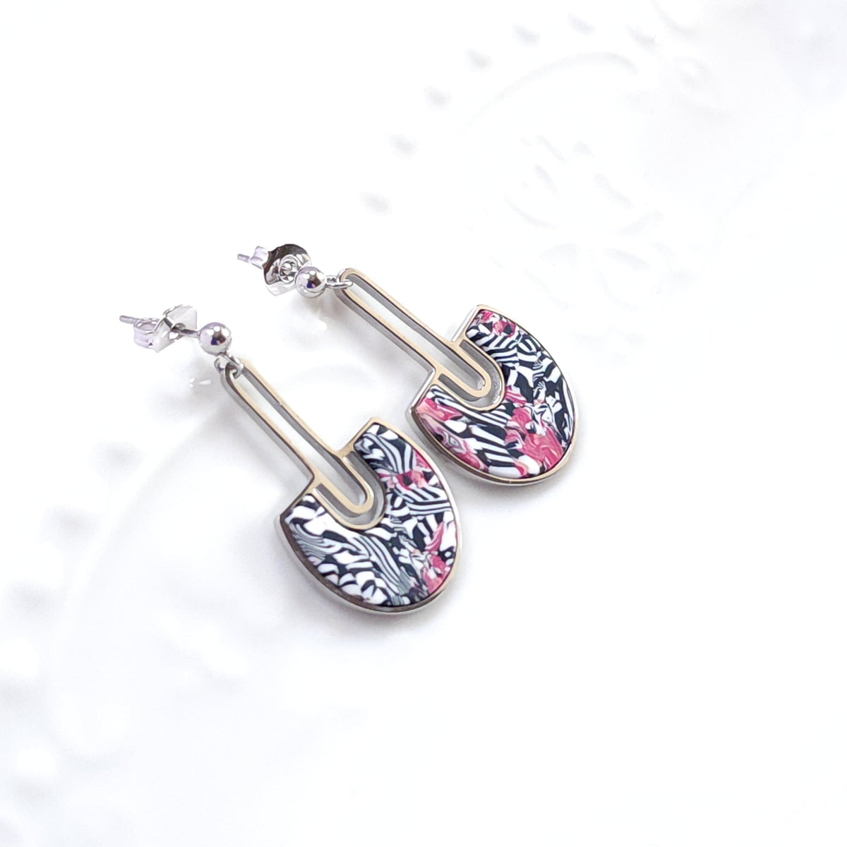 Boucles SIGNATURE_Rose Zébrée