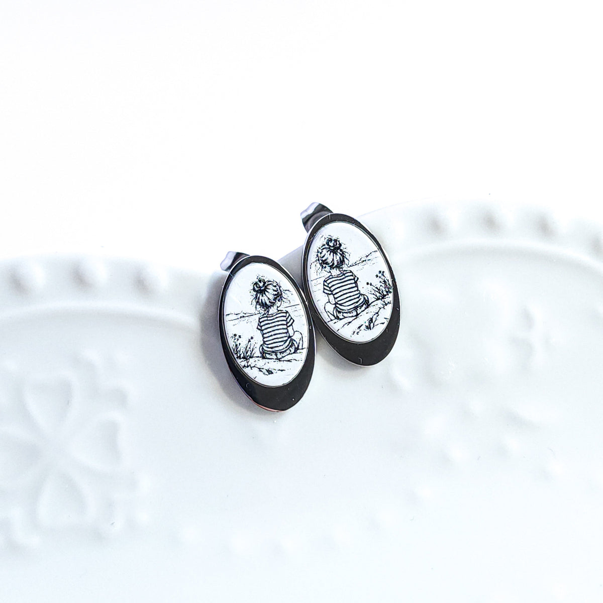 MARITIME Stud Earrings – Ovaline Little Dreamer by the Sea