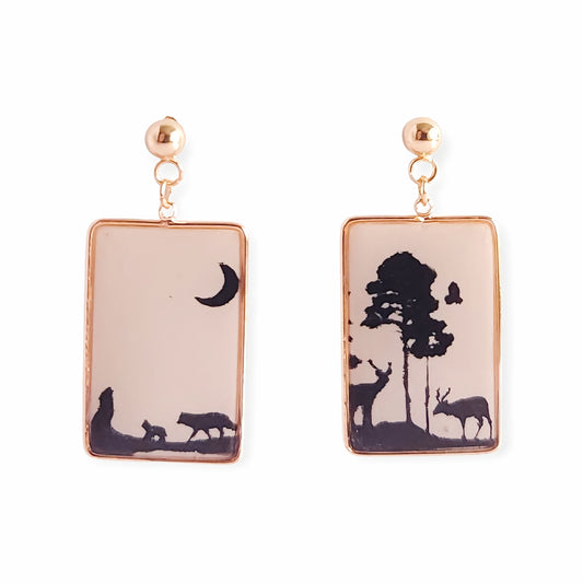 Boucles d’oreilles Forêt Nocturne Canada