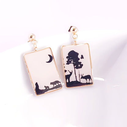 Boucles d’oreilles Forêt Nocturne Canada