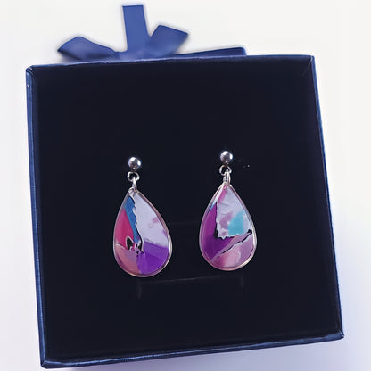 Goutte Éclats Fuchsia & Turquoise