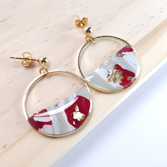 Créole Marbré Rouge & Blanc