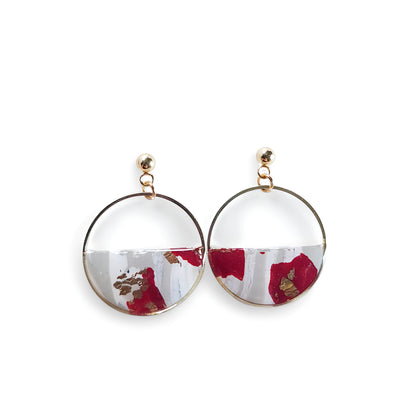 Créole Marbré Rouge & Blanc
