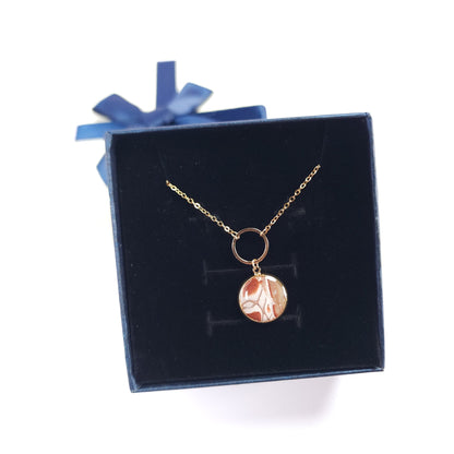 Collier Marbre Rosé