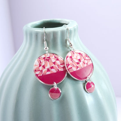 Boucles TESSELIS - Mosaïque rosée