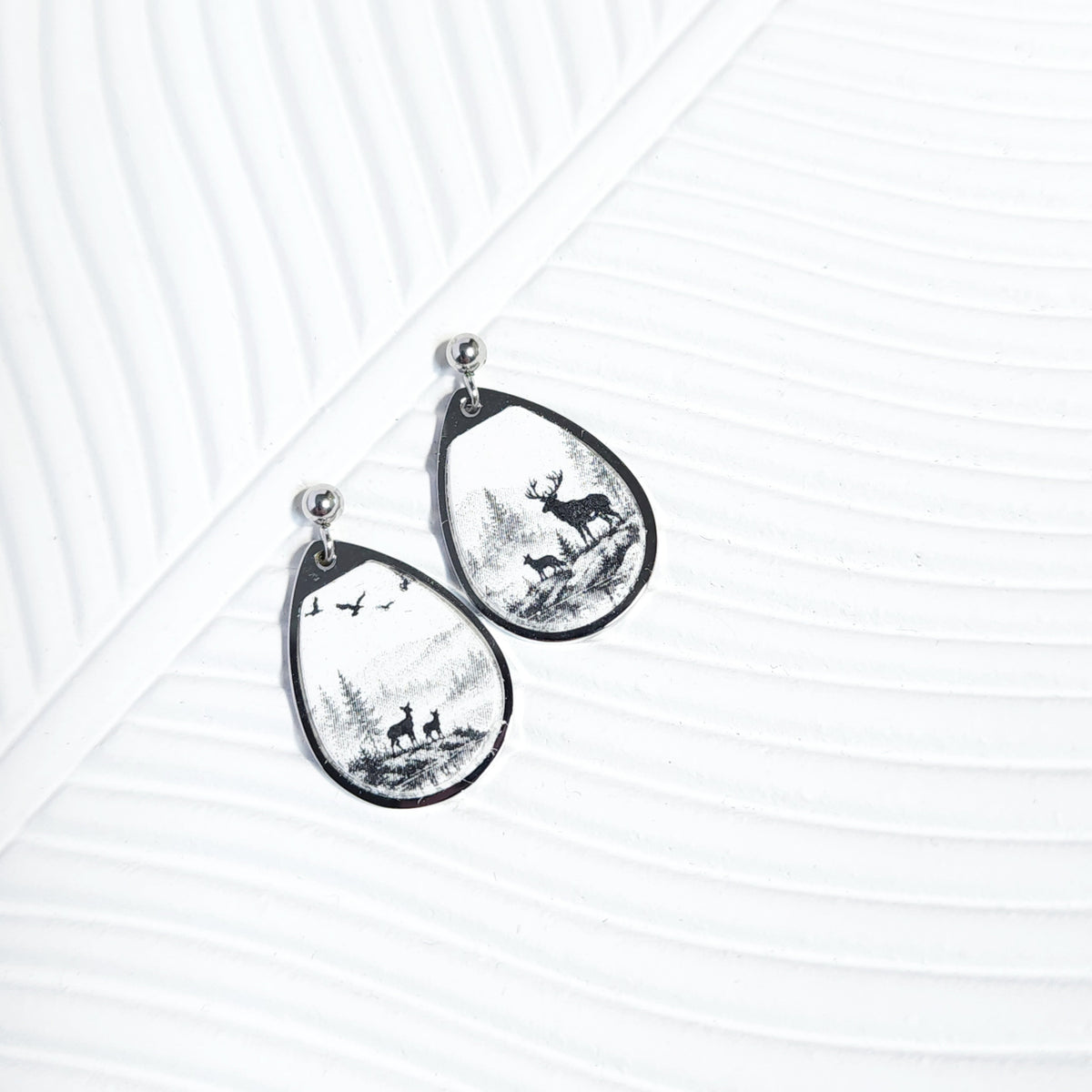 Boucles CANADA_Dailéa Paysage Noir et Blanc I