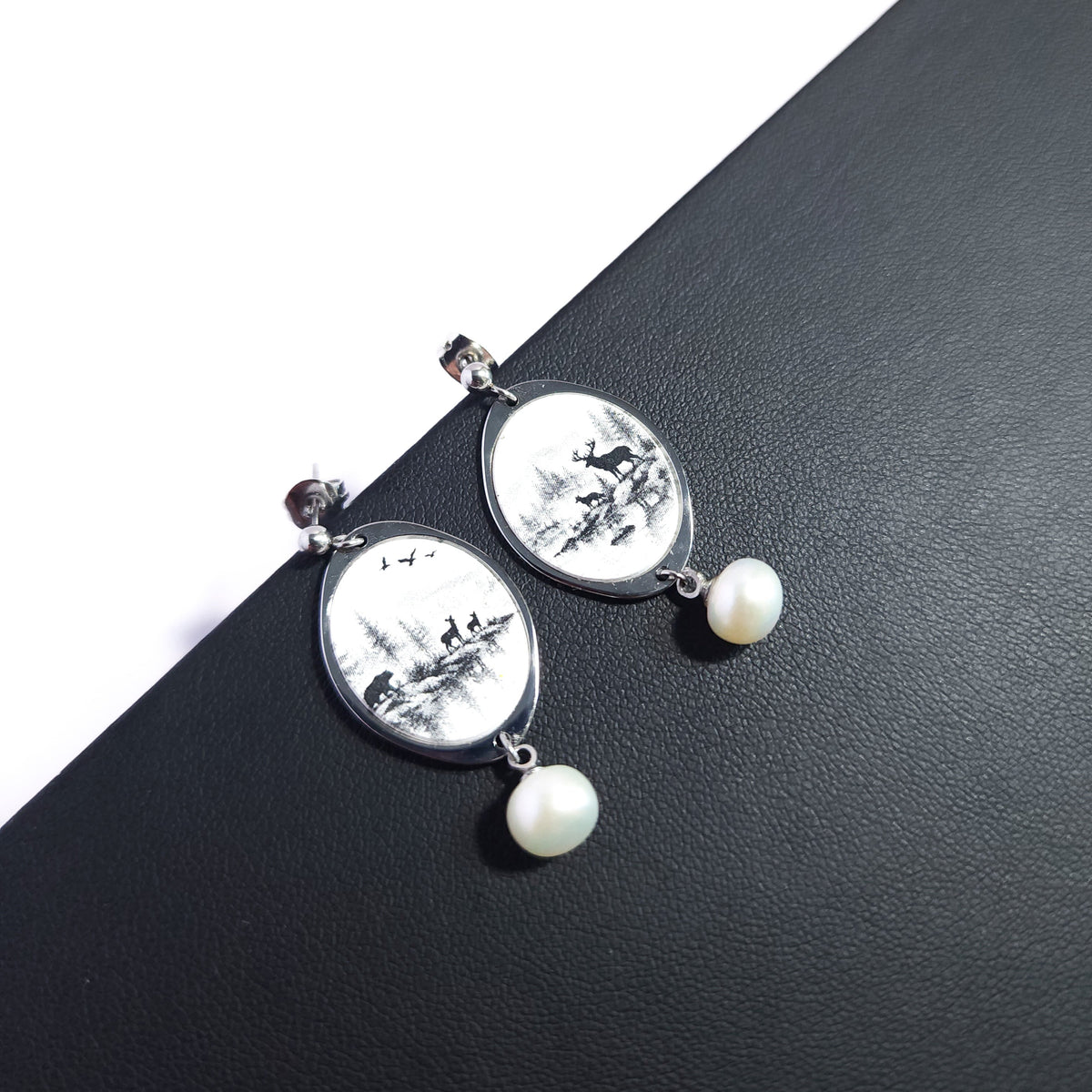 Boucles CANADA – Paysage Noir et Blanc I