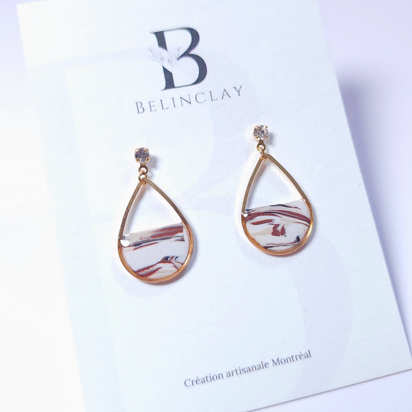 Boucles DAILY - Boisé Marbré Or