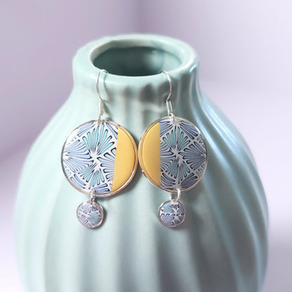 Boucles DAILY – Envol Bleu Argent