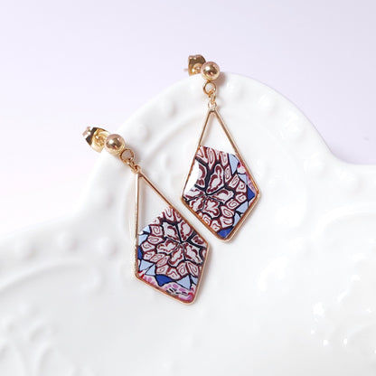 Boucles KAMPSOS - Mosaïka blue