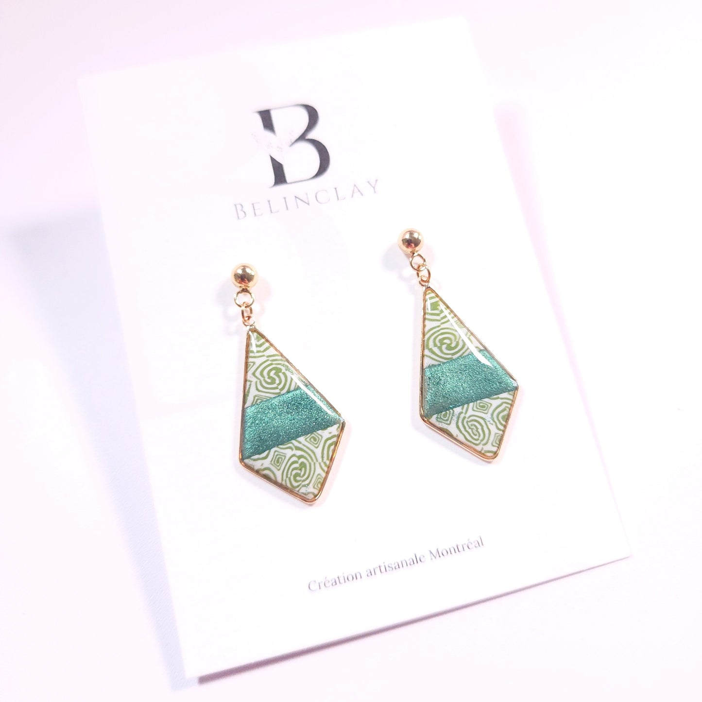 Boucles KAMPSOS - Spiralyne Or