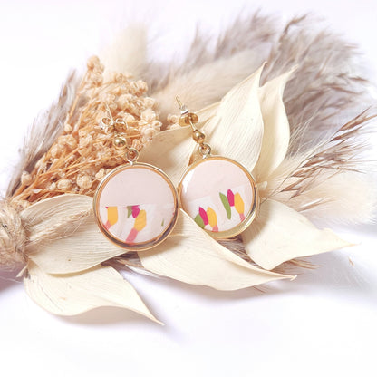 Boucles KAMPSOS – Jardin Pastel Or