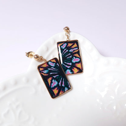 Boucles KAMPSOS – Nuit Florale Or