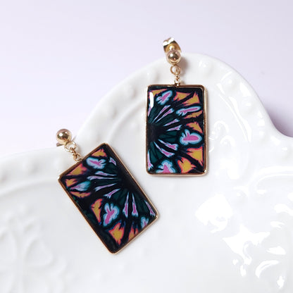 Boucles KAMPSOS – Nuit Florale Or