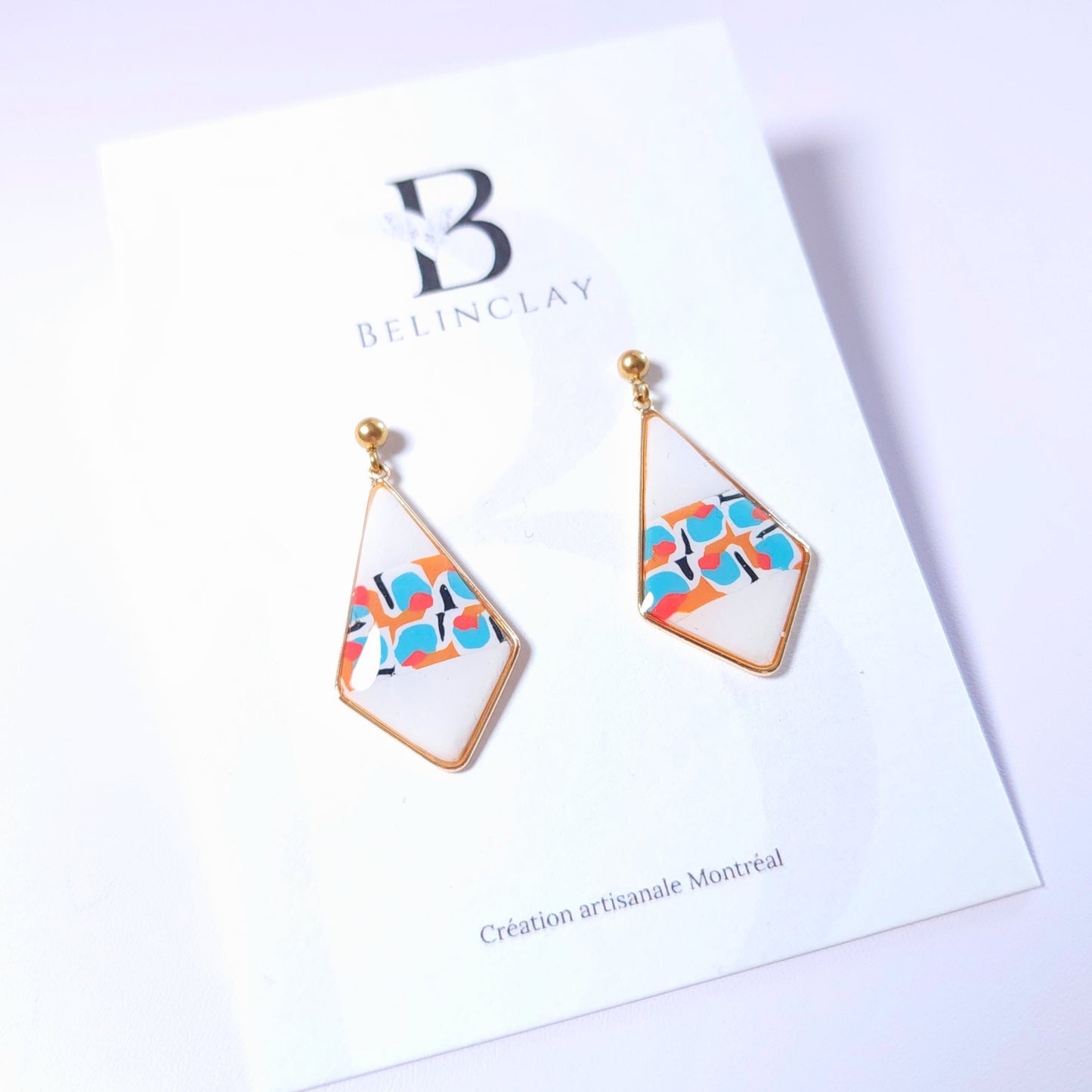 Boucles KAMPSOS – Rétro Pop Or -1-