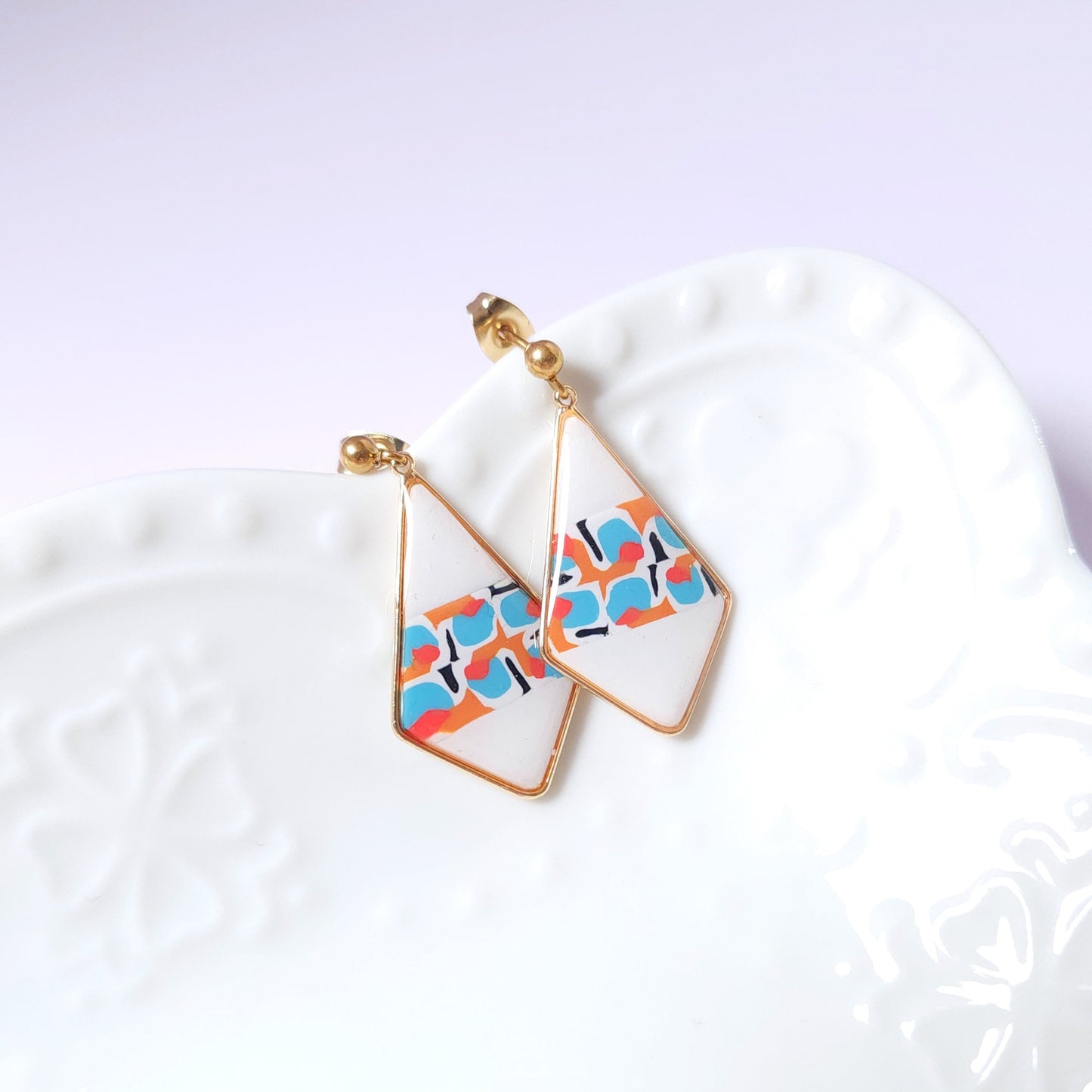 Boucles KAMPSOS – Rétro Pop Or -1-