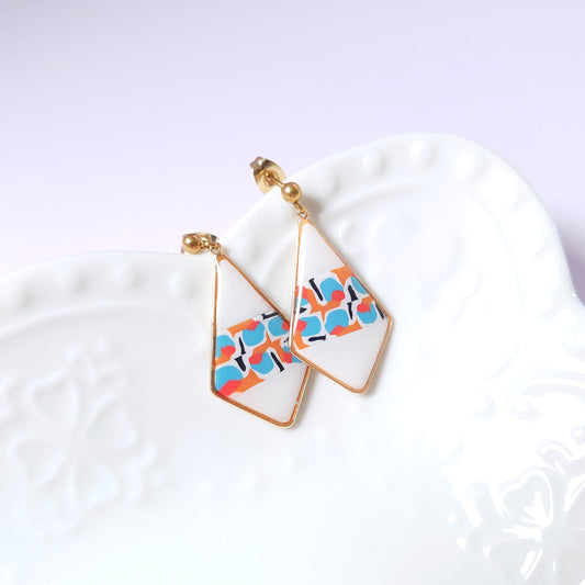 Boucles KAMPSOS – Rétro Pop Or -1-