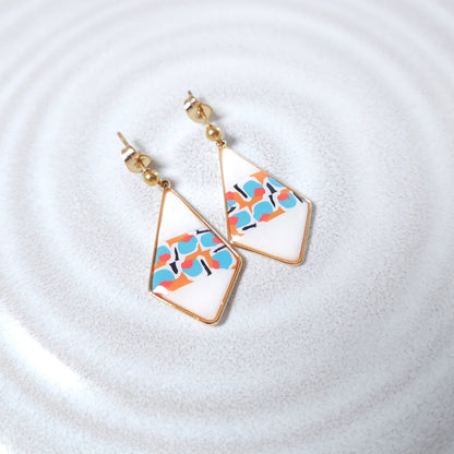 Boucles KAMPSOS – Rétro Pop Or -1-