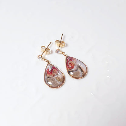 Boucles KAMPSOS – Rose des Bois Or
