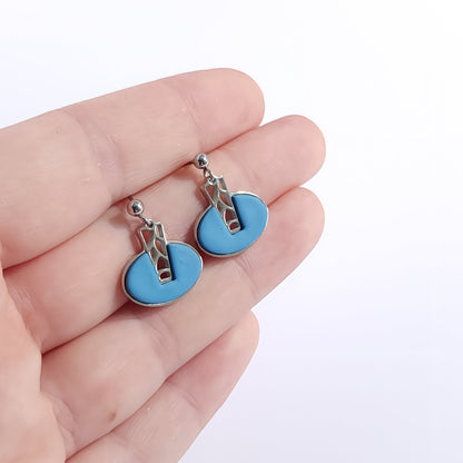 MONOCHROME Earrings – Blue Ornalys