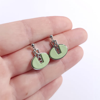 MONOCHROME Earrings – Green Ornalys