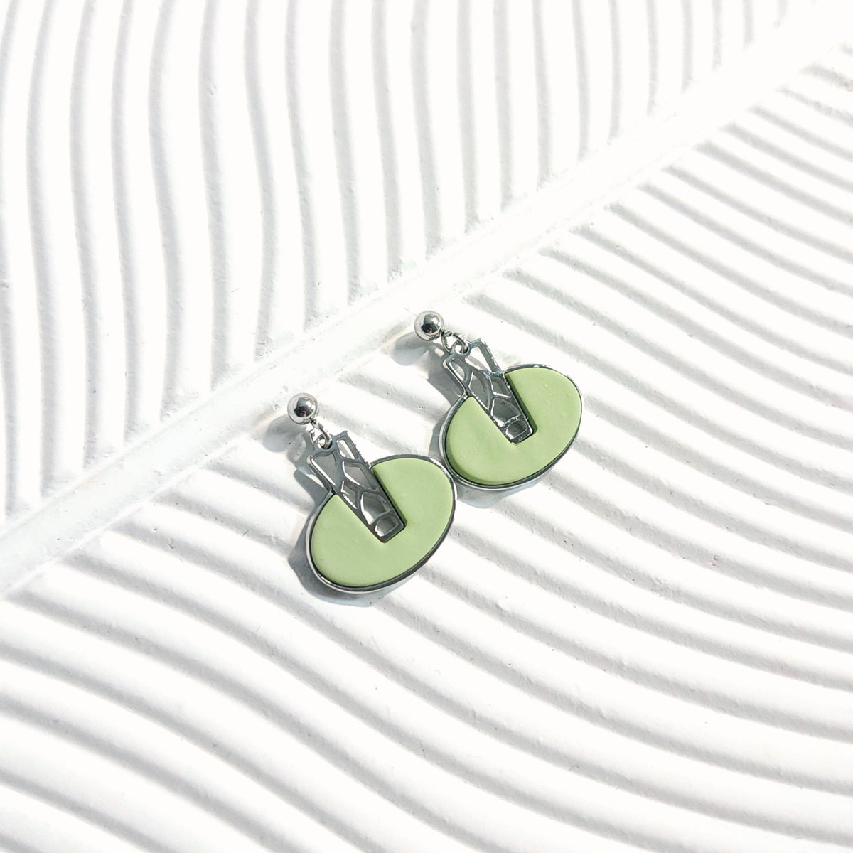 MONOCHROME Earrings – Green Ornalys