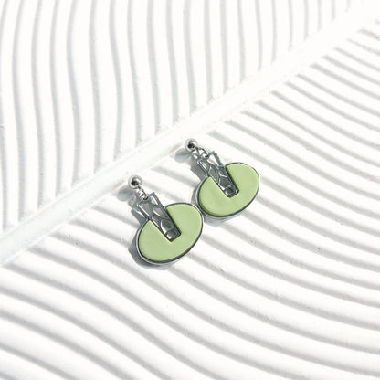 MONOCHROME Earrings – Green Ornalys