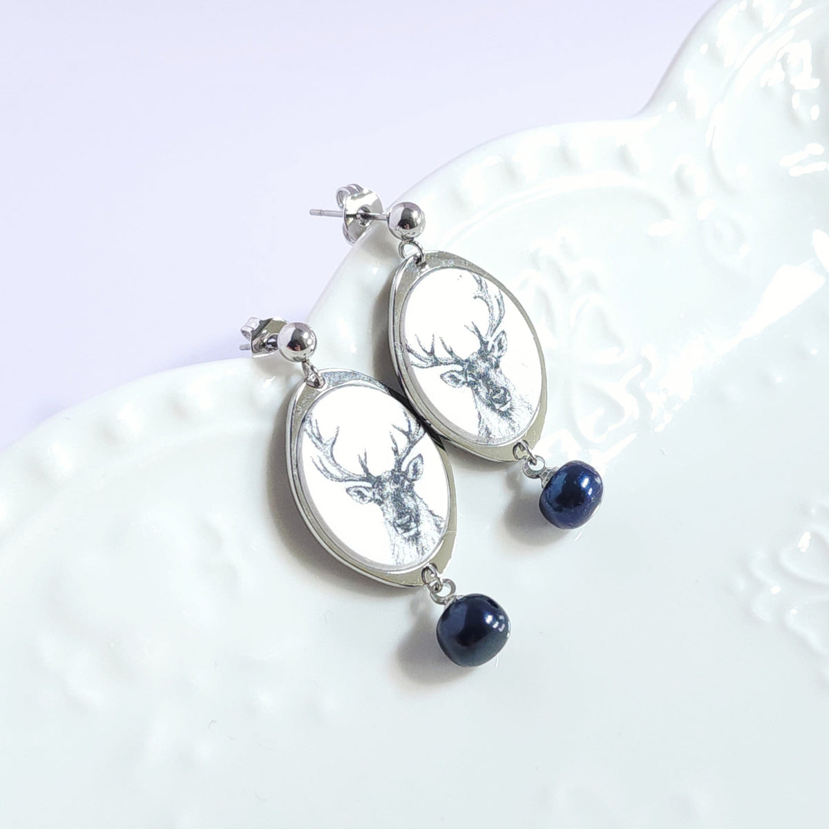 Boucles PERLE_Cerf Majestueux