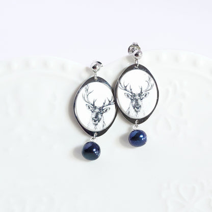 Boucles PERLE_Cerf Majestueux