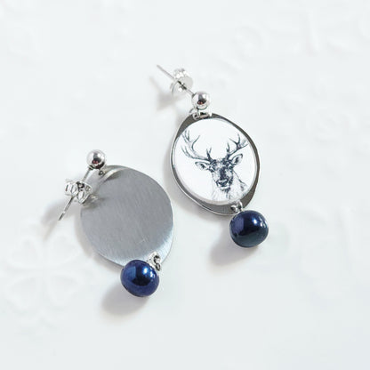 Boucles PERLE_Cerf Majestueux