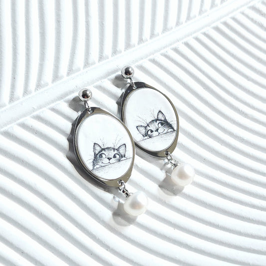 Boucles PERLE_Chat Curieux