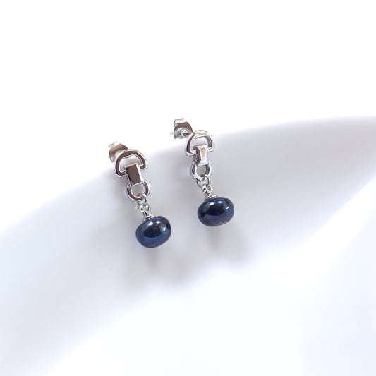 Boucles PERLE_Arche Graphique Noir