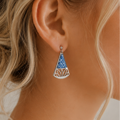 SIGNATURE Earrings – Azure Rosette
