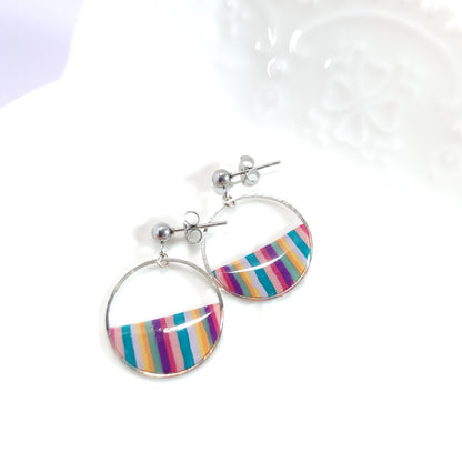 Boucles RINGAS - Créoles Rayées I