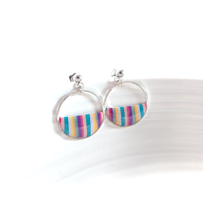 Boucles RINGAS - Créoles Rayées I