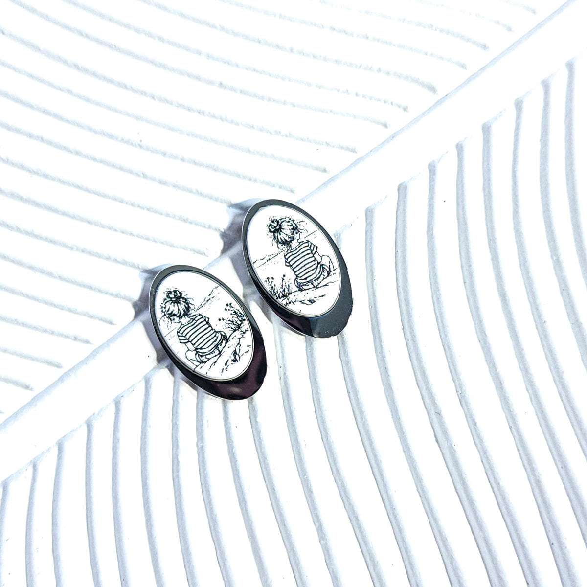 MARITIME Stud Earrings – Ovaline Little Dreamer by the Sea
