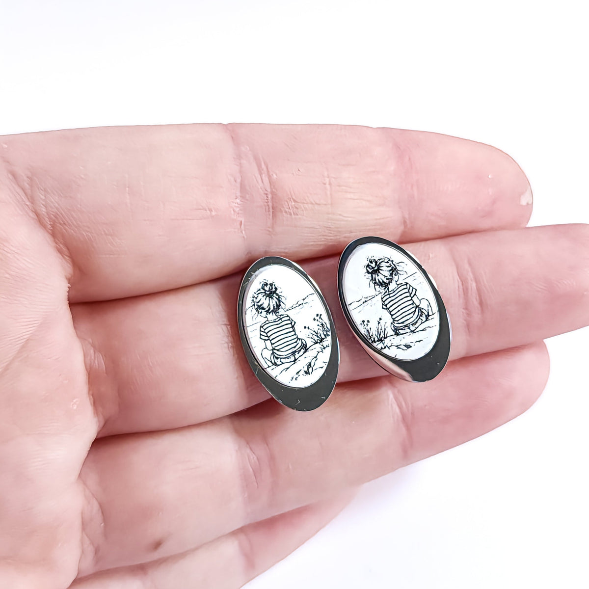 MARITIME Stud Earrings – Ovaline Little Dreamer by the Sea