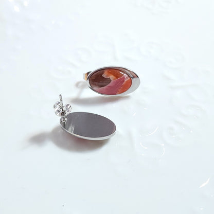 MINERAL Stud Earrings – Ovaline Orange