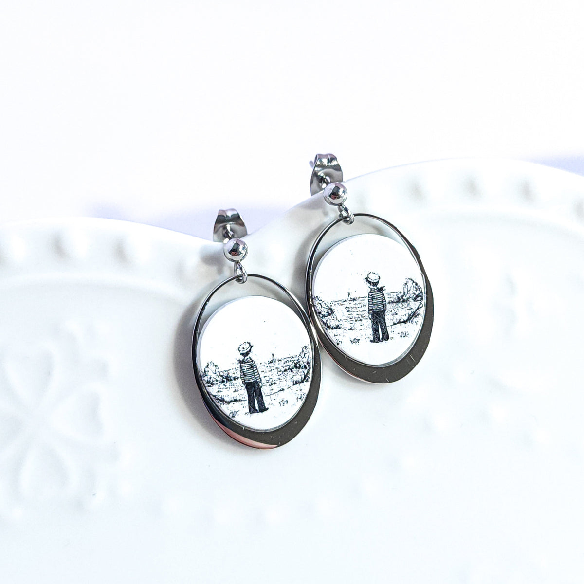MARITIME Earrings – Ovalune Petit Marin I