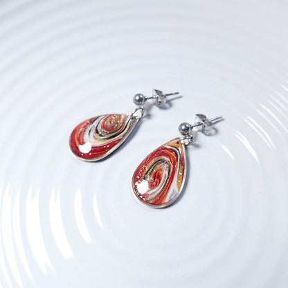 Boucles DAILY - Rouge Sienna Doré